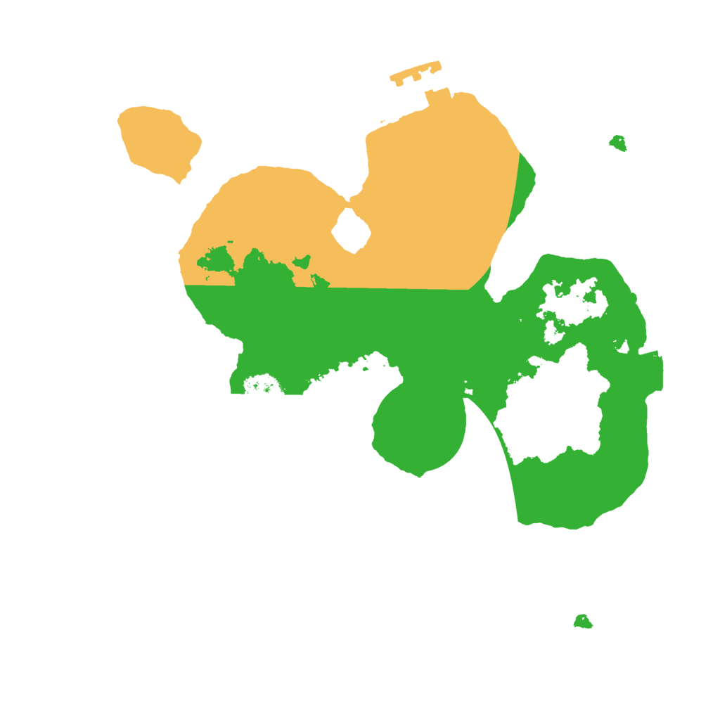 Biome Rust Map: Procedural Map, Size: 2100, Seed: 505648689