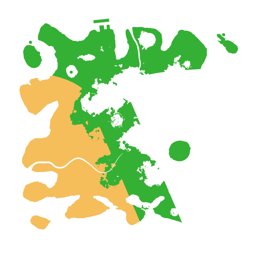 Biome Rust Map: Procedural Map, Size: 3300, Seed: 895511545