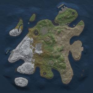 Thumbnail Rust Map: Procedural Map, Size: 2750, Seed: 567849230, 10 Monuments