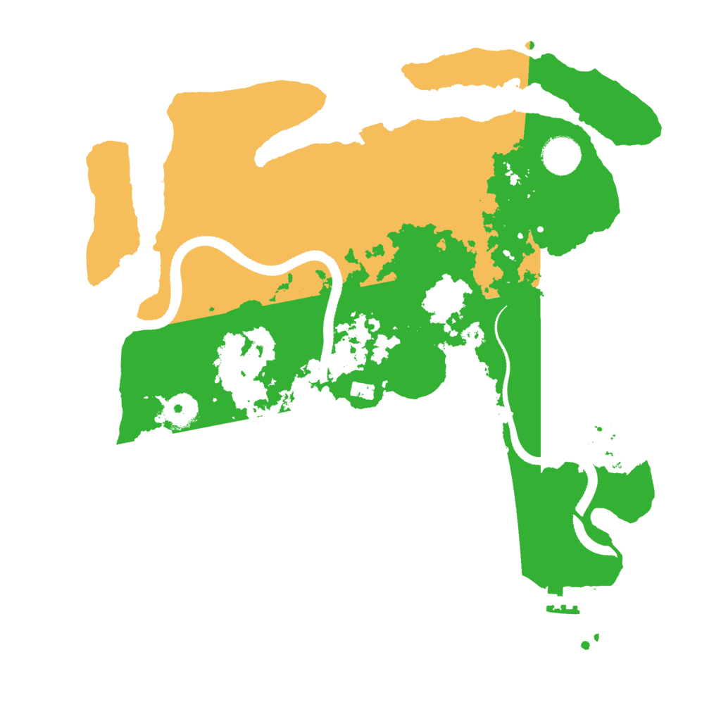 Biome Rust Map: Procedural Map, Size: 3300, Seed: 3546777
