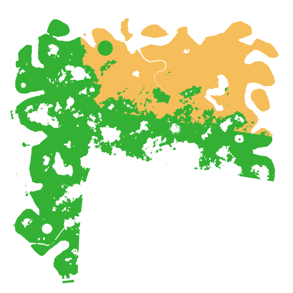 Biome Rust Map: Procedural Map, Size: 5100, Seed: 1489761254