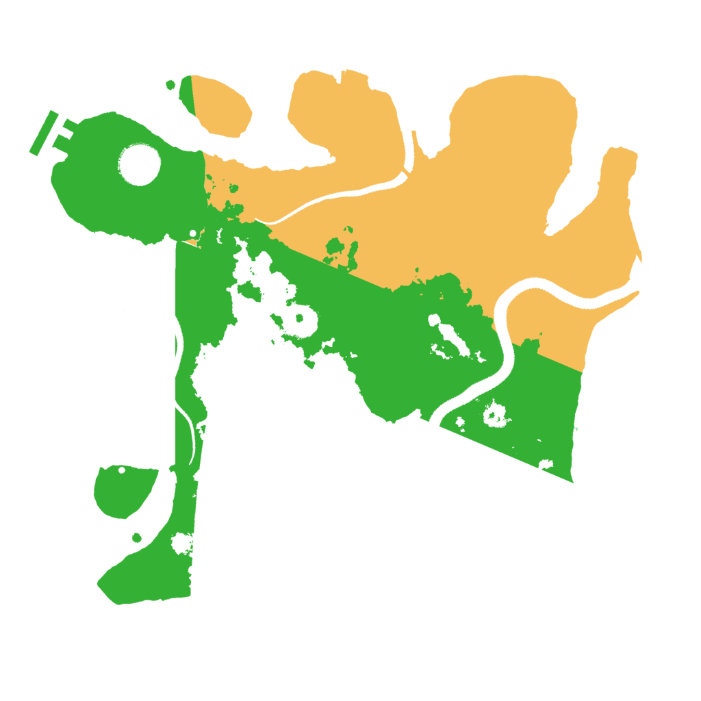 Biome Rust Map: Procedural Map, Size: 3000, Seed: 456467
