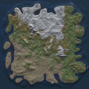 Thumbnail Rust Map: Procedural Map, Size: 5000, Seed: 2356, 19 Monuments