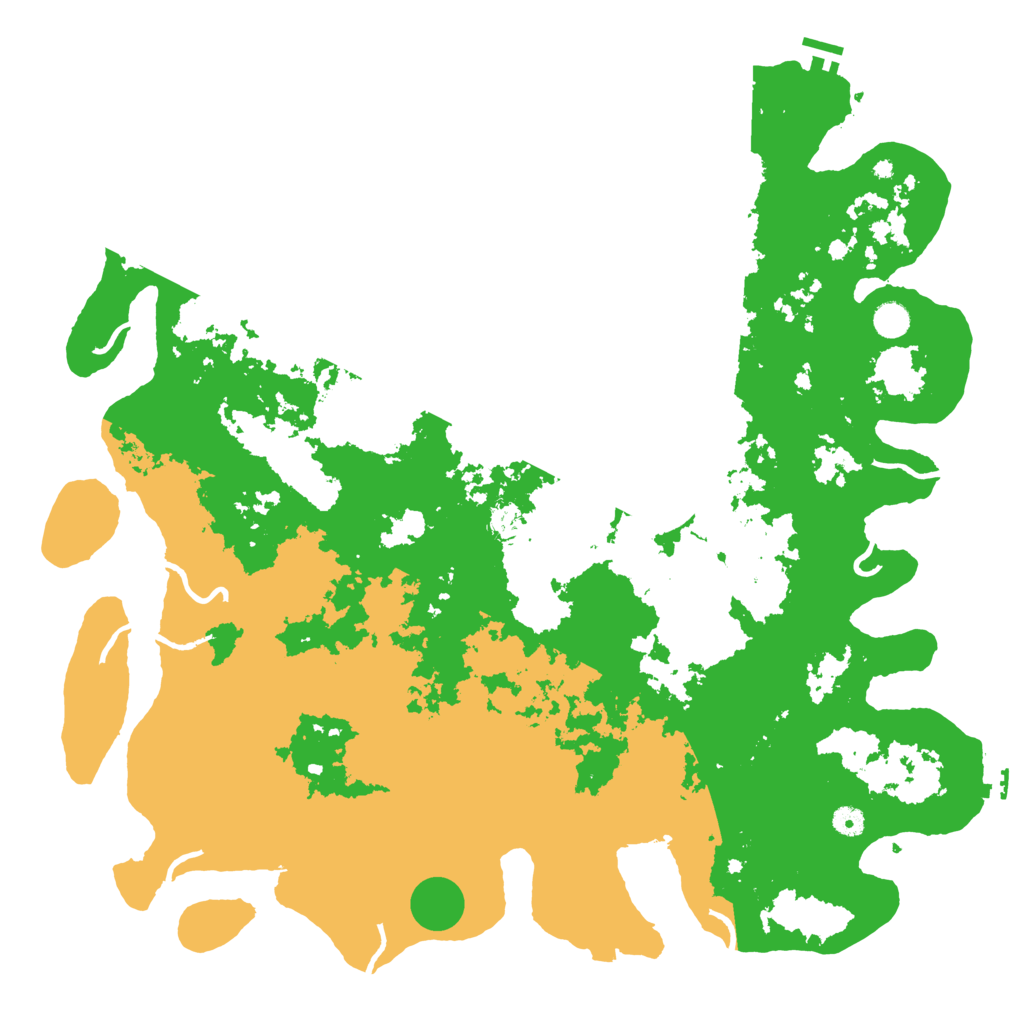 Biome Rust Map: Procedural Map, Size: 5000, Seed: 2356