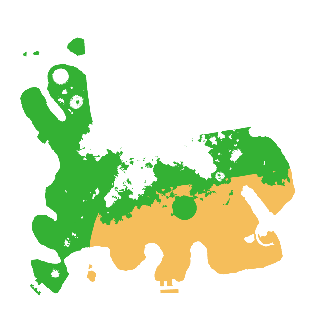 Biome Rust Map: Procedural Map, Size: 3500, Seed: 59201