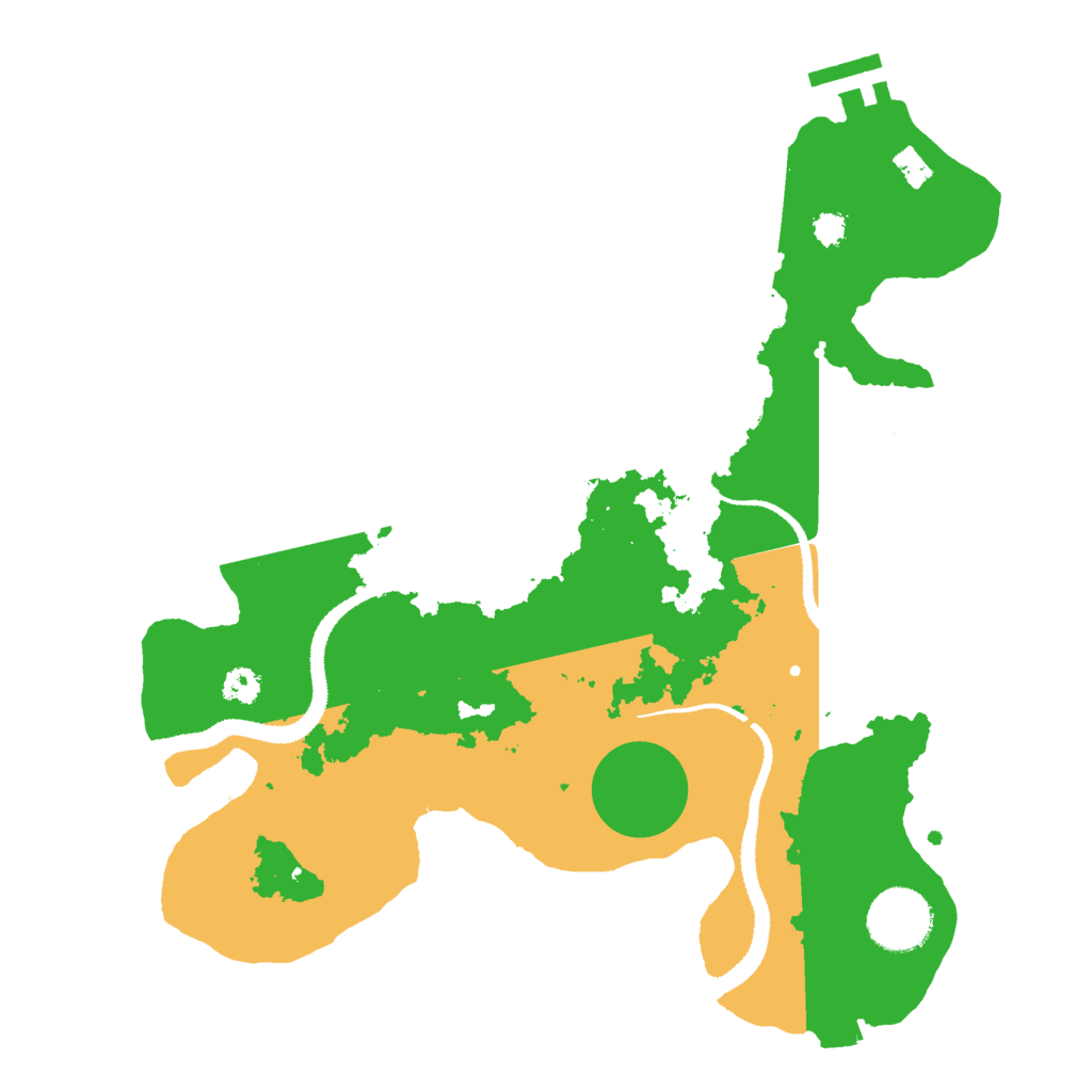 Biome Rust Map: Procedural Map, Size: 3000, Seed: 1647001235