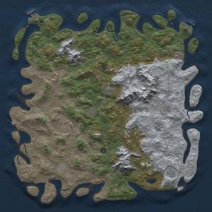 Thumbnail Rust Map: Procedural Map, Size: 5600, Seed: 326, 19 Monuments