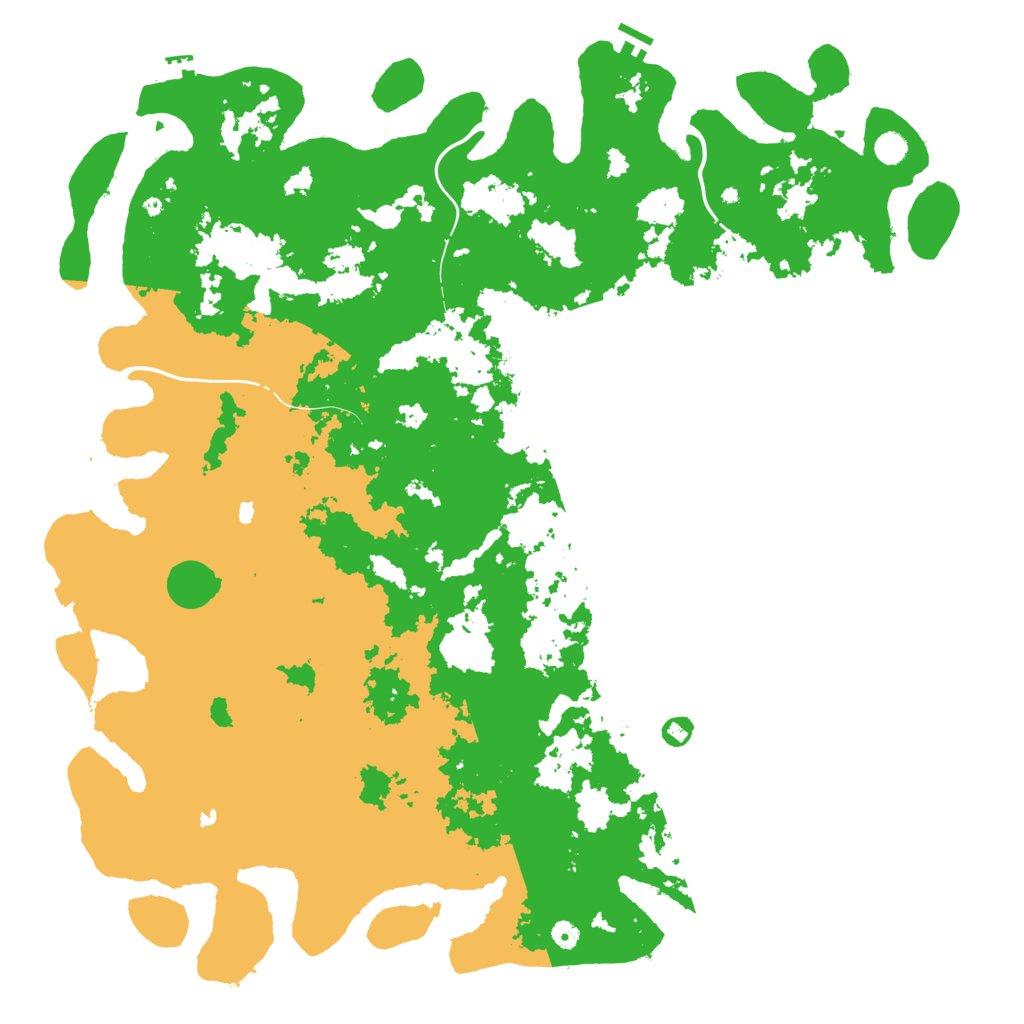 Biome Rust Map: Procedural Map, Size: 5600, Seed: 326