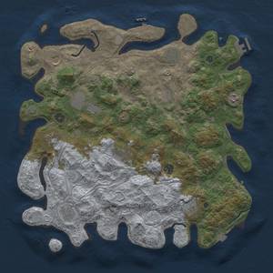 Thumbnail Rust Map: Procedural Map, Size: 4250, Seed: 678818501, 19 Monuments