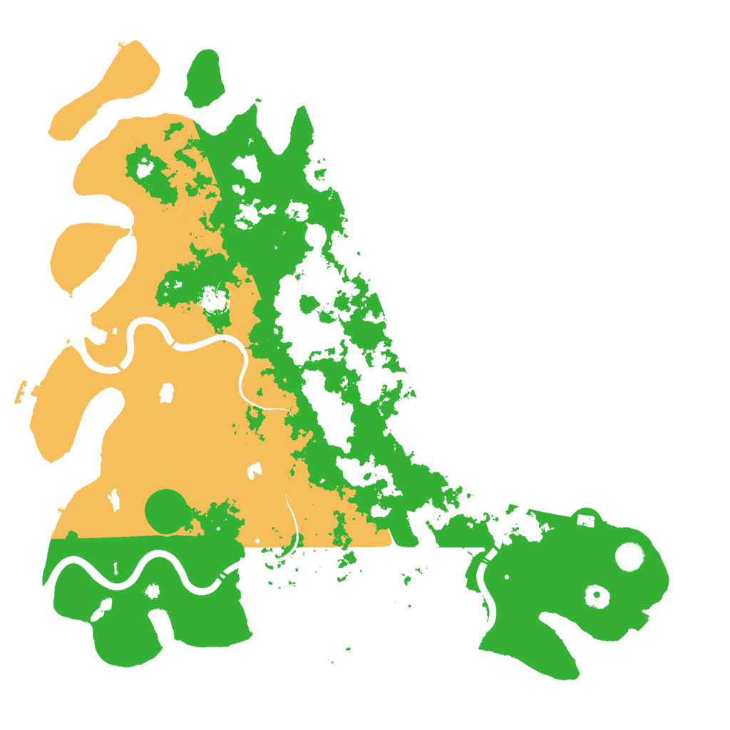 Biome Rust Map: Procedural Map, Size: 4500, Seed: 20240906