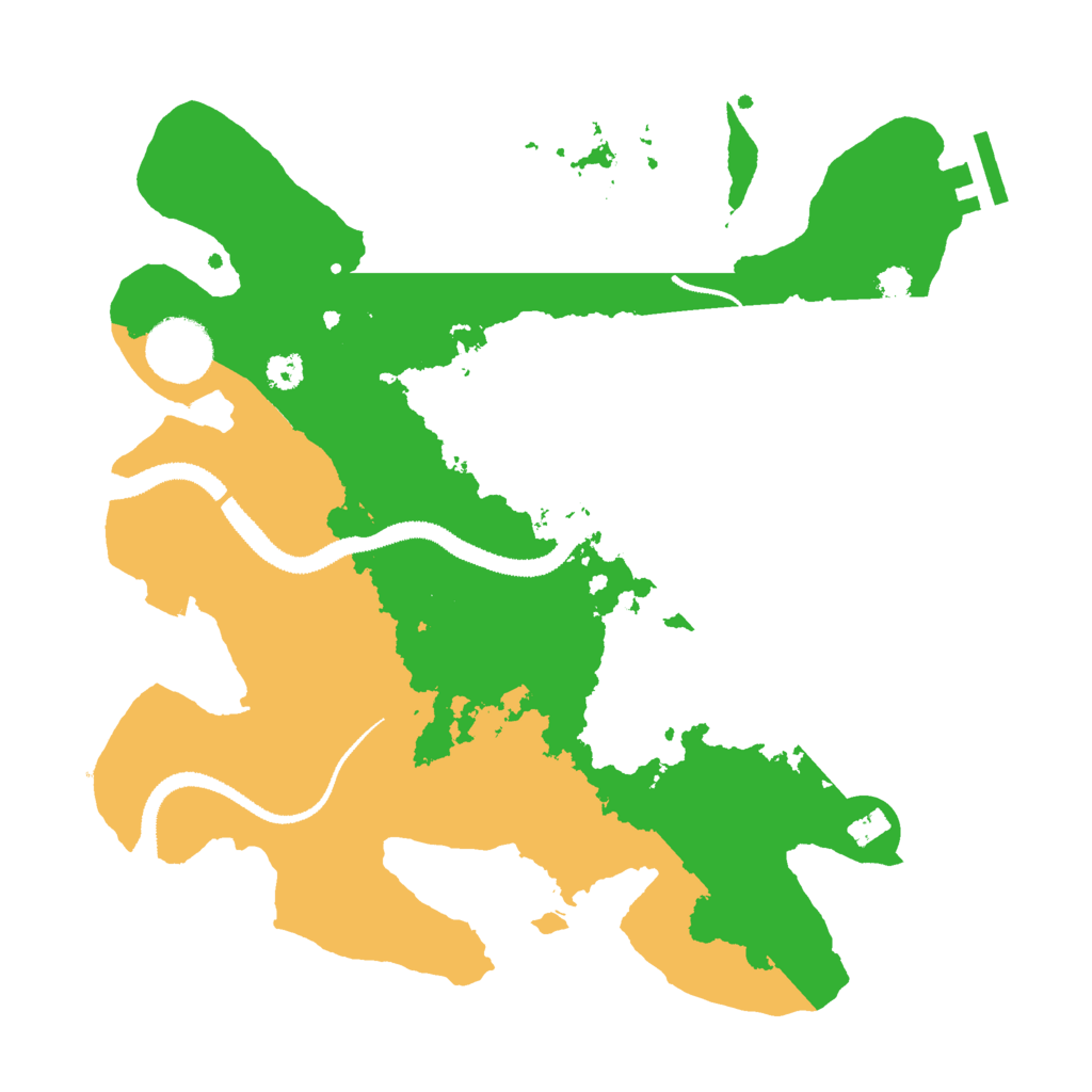 Biome Rust Map: Procedural Map, Size: 3000, Seed: 67125