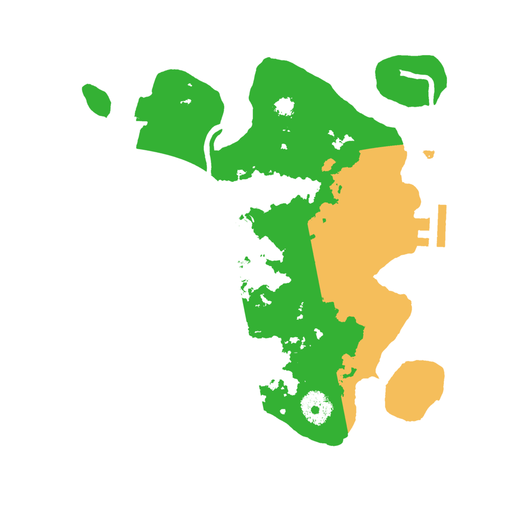 Biome Rust Map: Procedural Map, Size: 2500, Seed: 1853588739