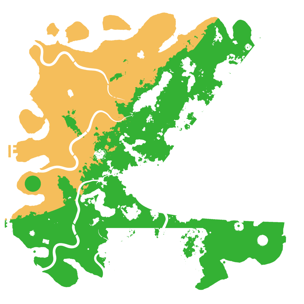Biome Rust Map: Procedural Map, Size: 5000, Seed: 32323232