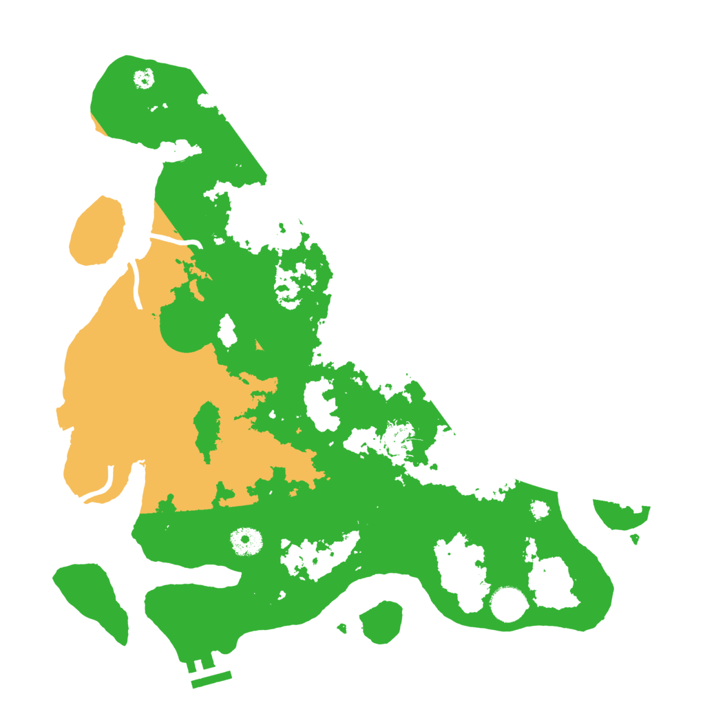 Biome Rust Map: Procedural Map, Size: 3500, Seed: 1545349983