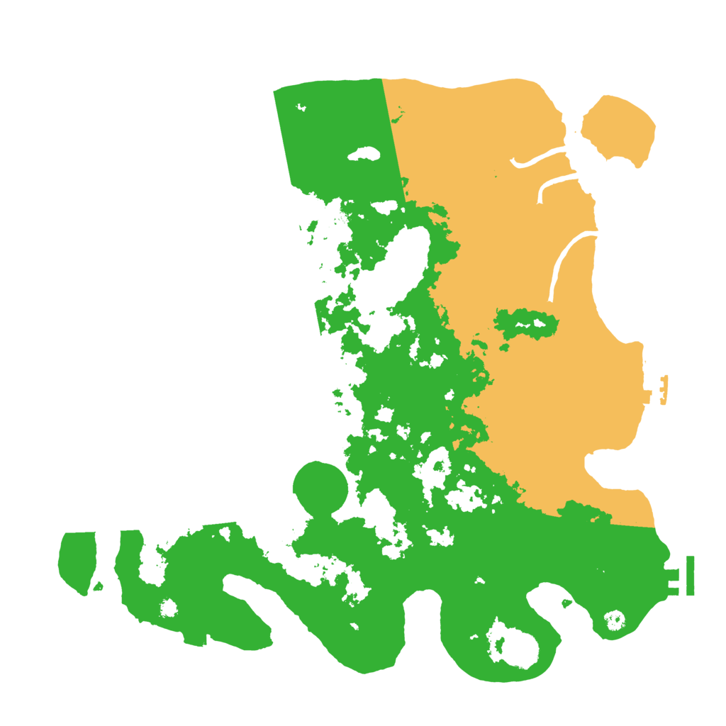 Biome Rust Map: Procedural Map, Size: 3700, Seed: 2031529200