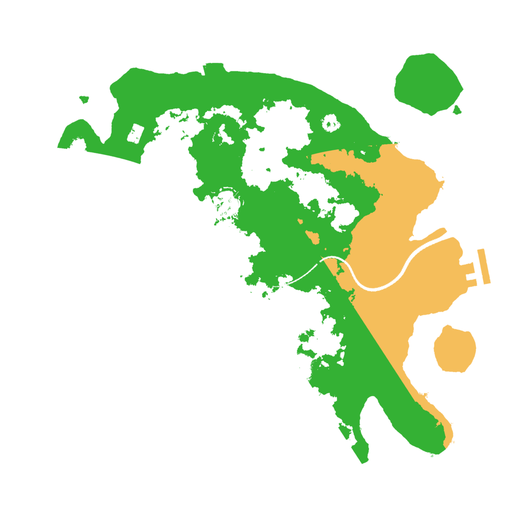 Biome Rust Map: Procedural Map, Size: 3000, Seed: 378808814