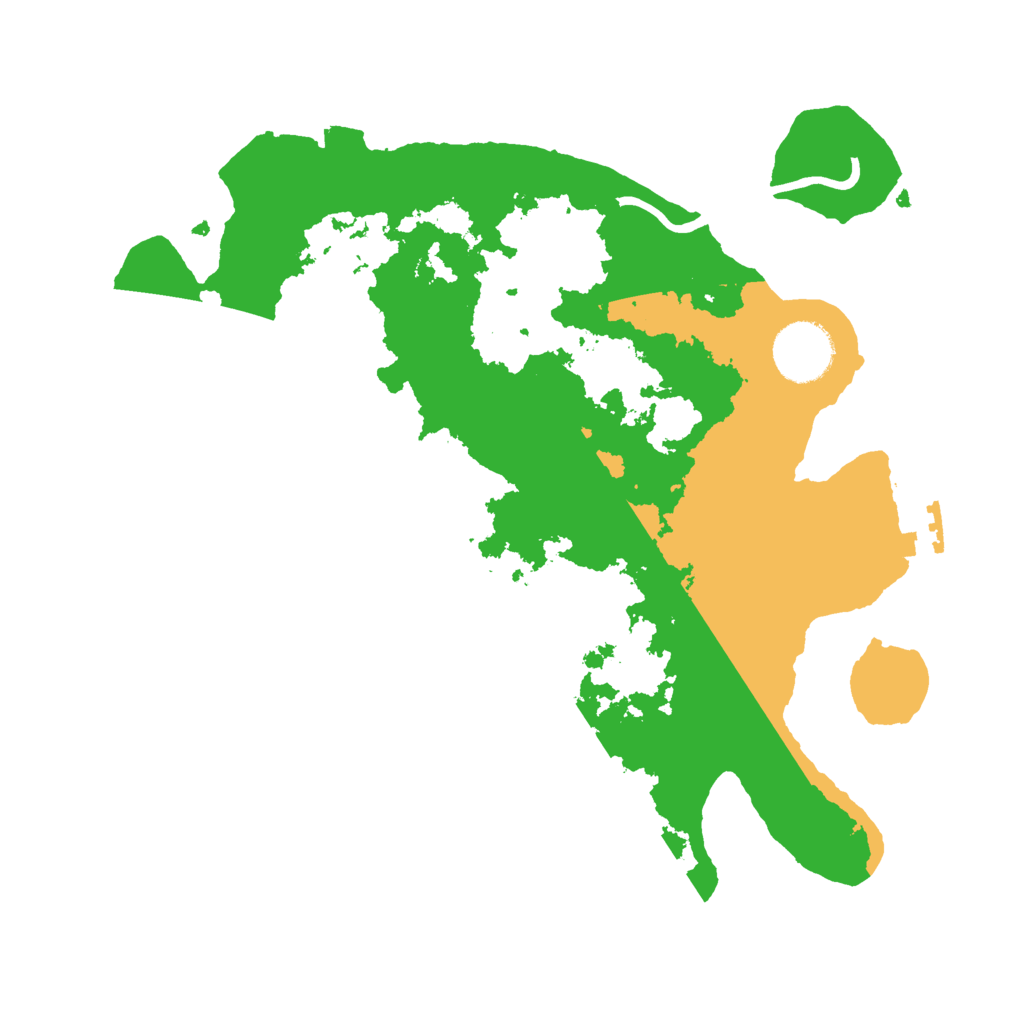 Biome Rust Map: Procedural Map, Size: 3000, Seed: 378808814