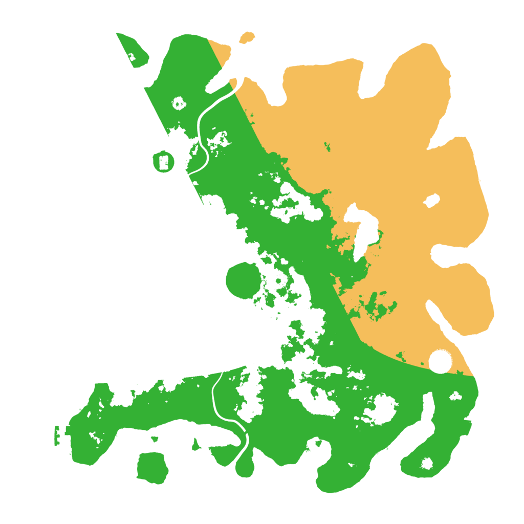 Biome Rust Map: Procedural Map, Size: 4000, Seed: 289969446