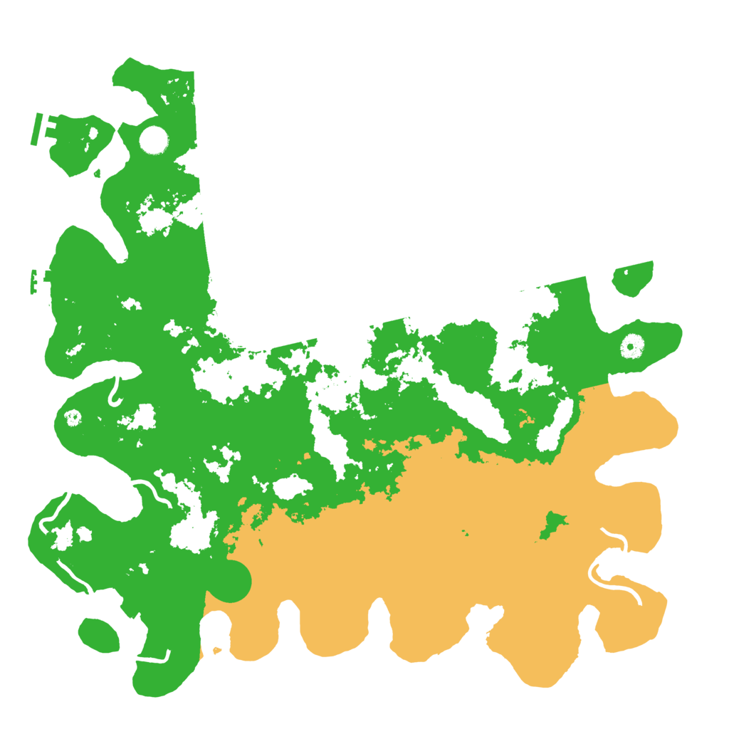 Biome Rust Map: Procedural Map, Size: 4500, Seed: 74635374