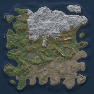 Thumbnail Rust Map: Procedural Map, Size: 4500, Seed: 74635374, 19 Monuments