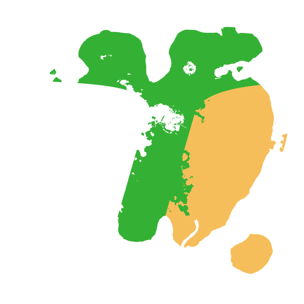 Biome Rust Map: Procedural Map, Size: 2500, Seed: 2024769244