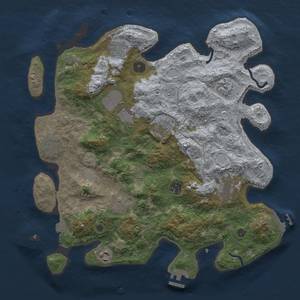 Thumbnail Rust Map: Procedural Map, Size: 3800, Seed: 73931793, 18 Monuments