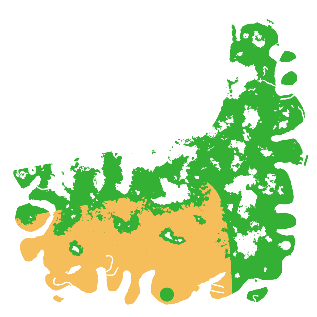 Biome Rust Map: Procedural Map, Size: 6000, Seed: 5000660