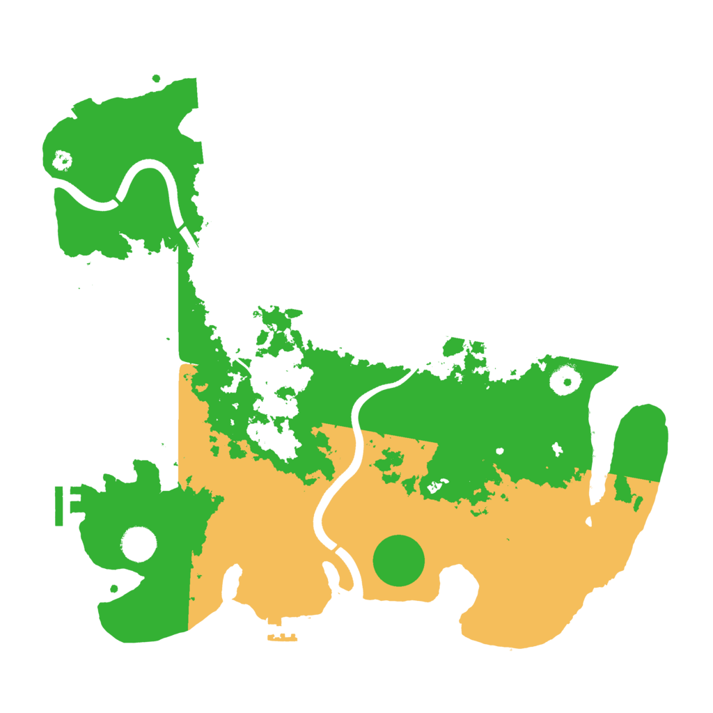 Biome Rust Map: Procedural Map, Size: 3650, Seed: 6969420