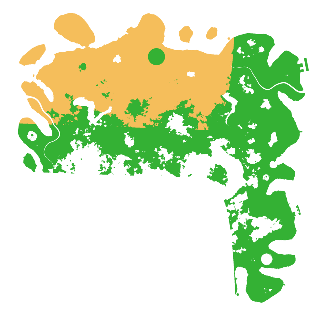 Biome Rust Map: Procedural Map, Size: 5000, Seed: 27345234