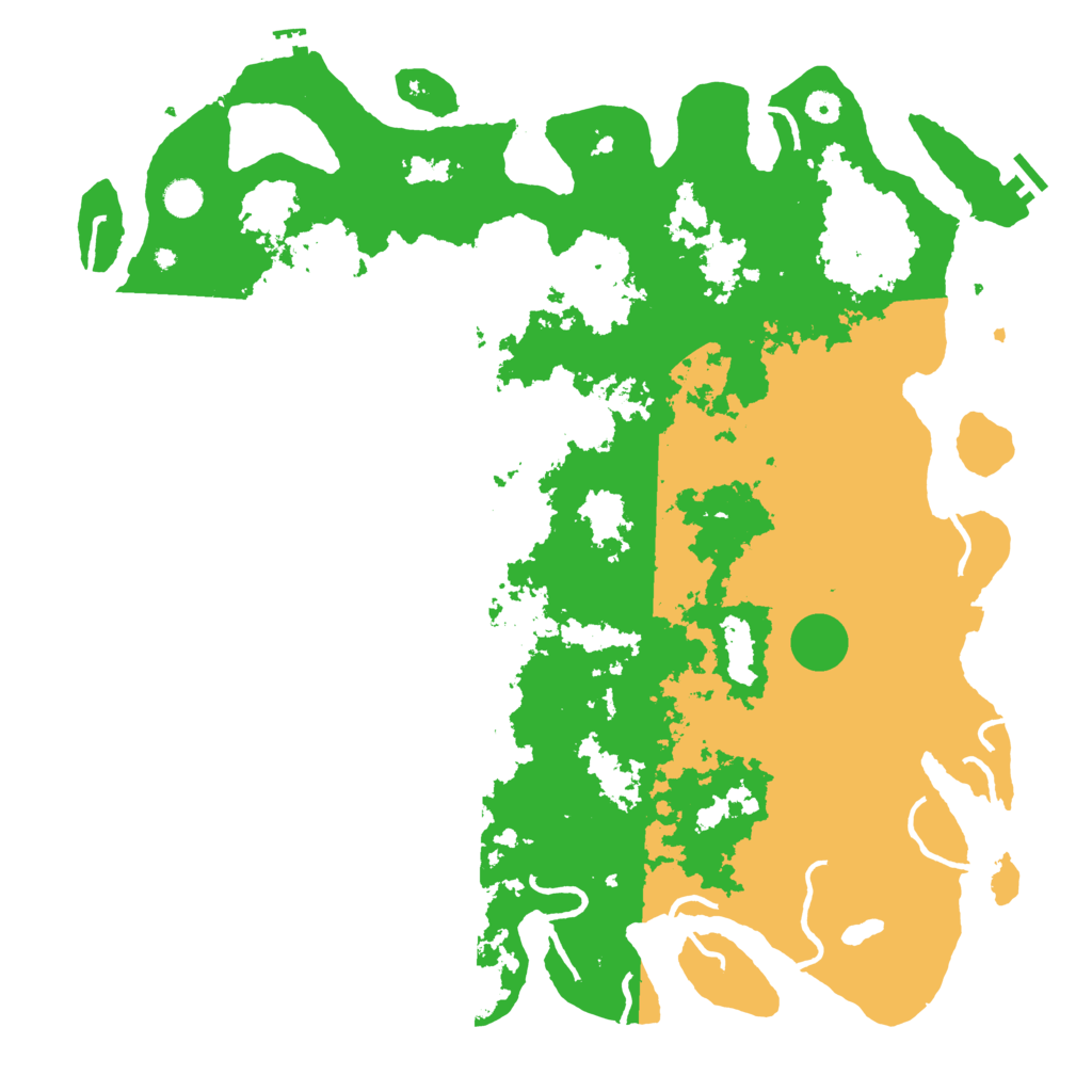 Biome Rust Map: Procedural Map, Size: 5000, Seed: 104317