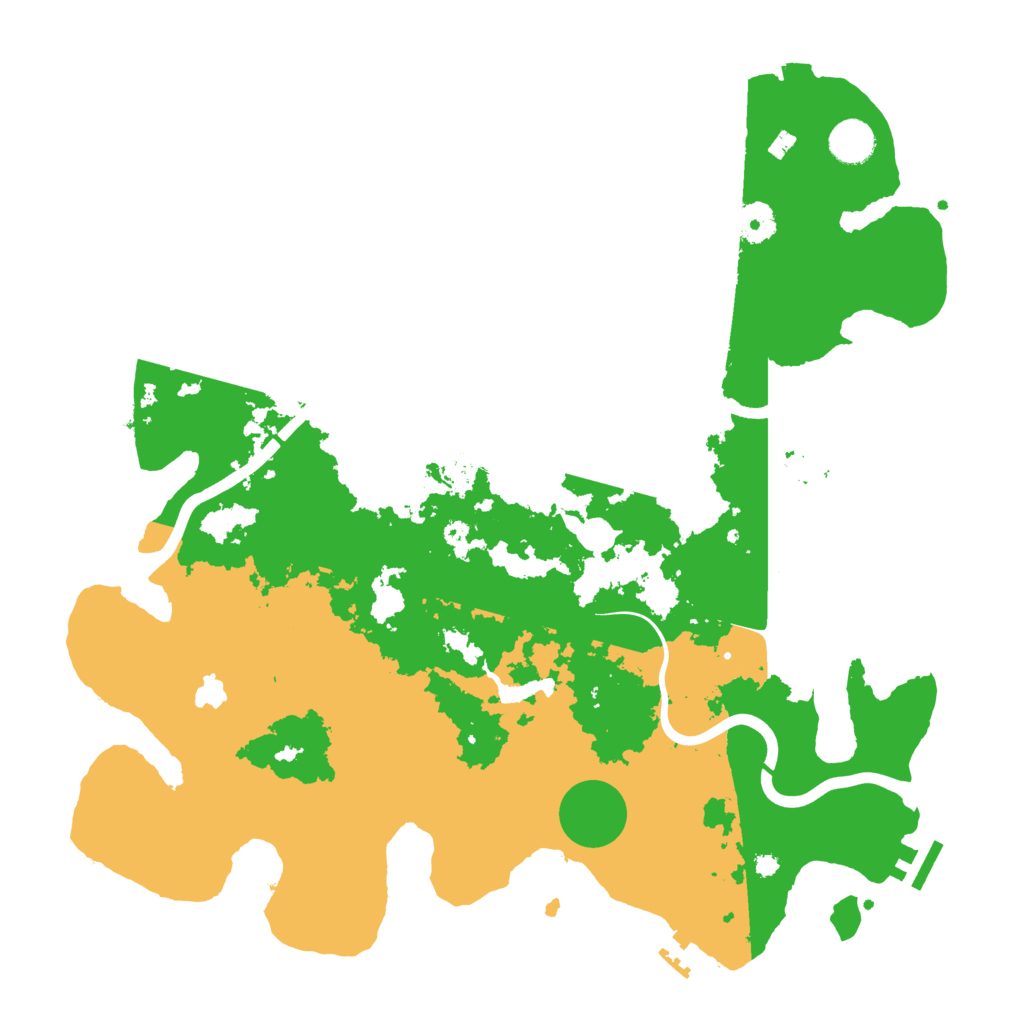 Biome Rust Map: Procedural Map, Size: 4000, Seed: 42586