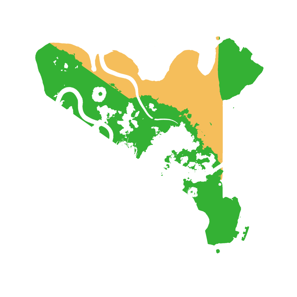 Biome Rust Map: Procedural Map, Size: 3000, Seed: 1438245993