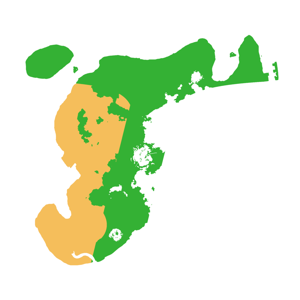 Biome Rust Map: Procedural Map, Size: 2500, Seed: 9827643