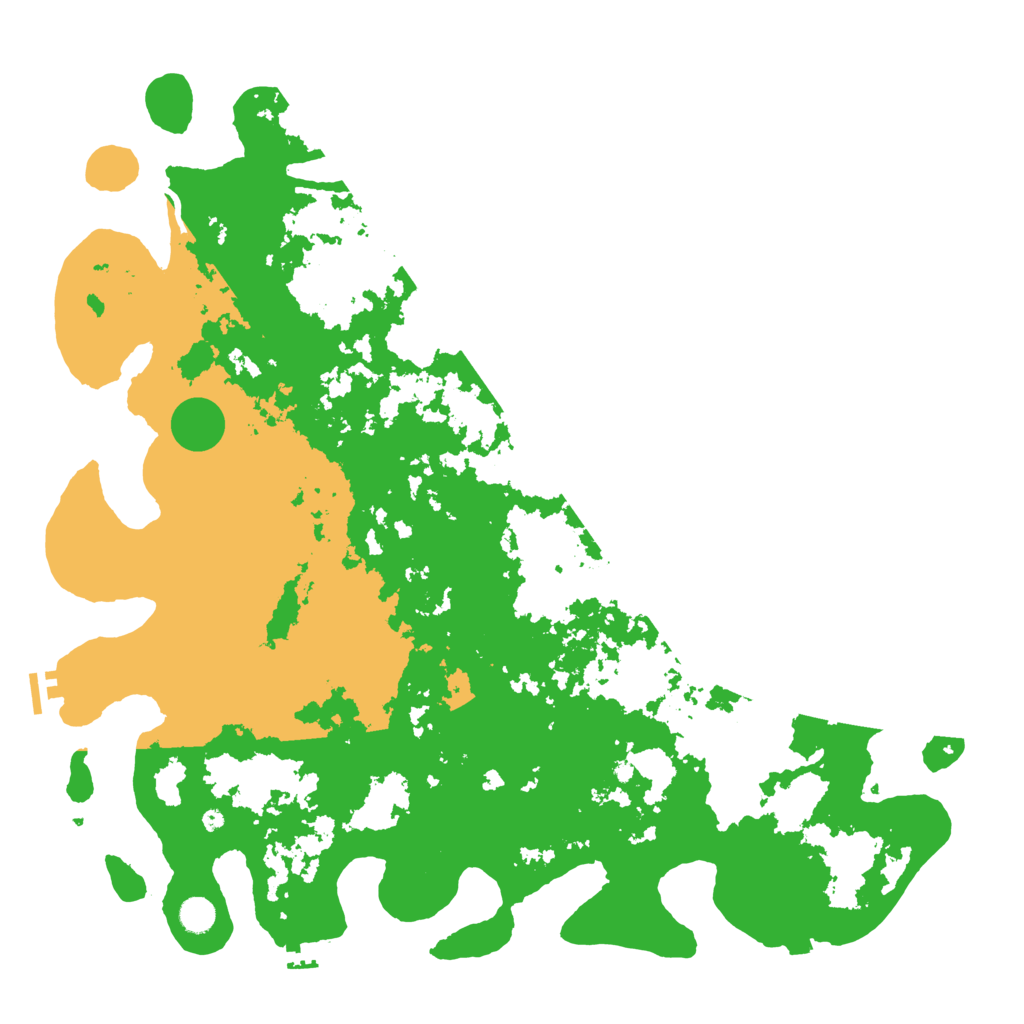 Biome Rust Map: Procedural Map, Size: 5000, Seed: 196