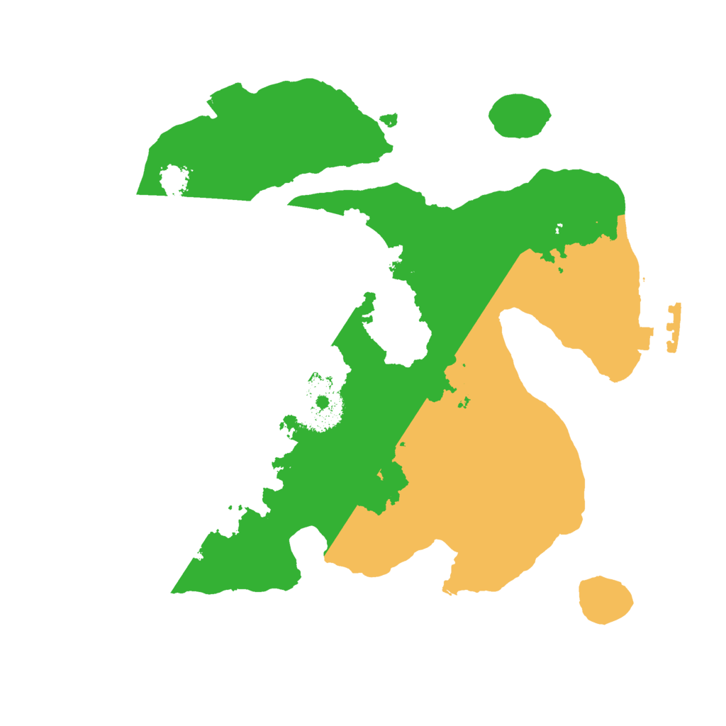 Biome Rust Map: Procedural Map, Size: 2200, Seed: 1763779611