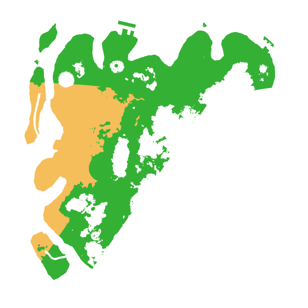 Biome Rust Map: Procedural Map, Size: 3500, Seed: 2097977924