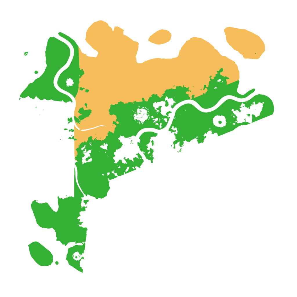 Biome Rust Map: Procedural Map, Size: 3500, Seed: 316662269