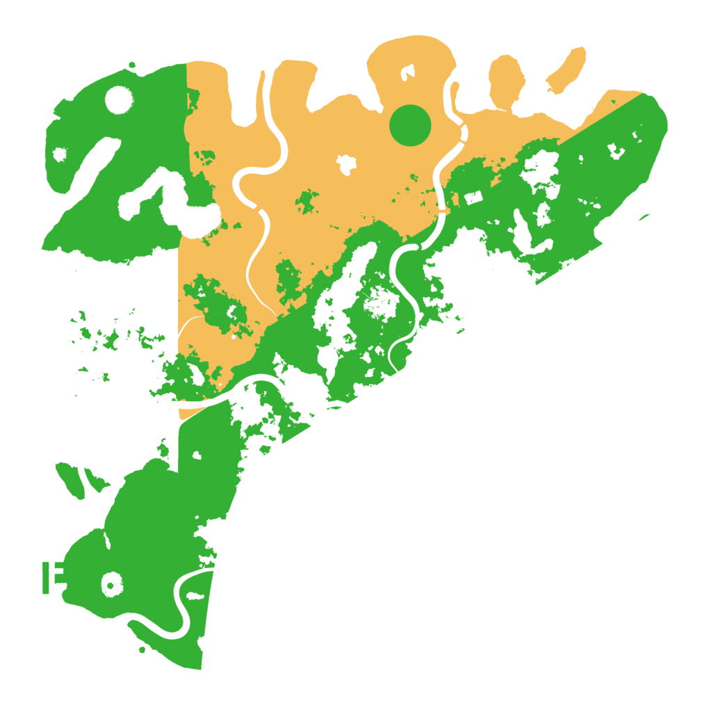 Biome Rust Map: Procedural Map, Size: 4500, Seed: 745353697