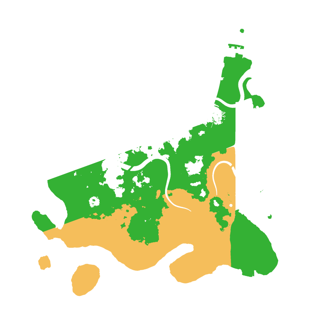 Biome Rust Map: Procedural Map, Size: 3000, Seed: 84822