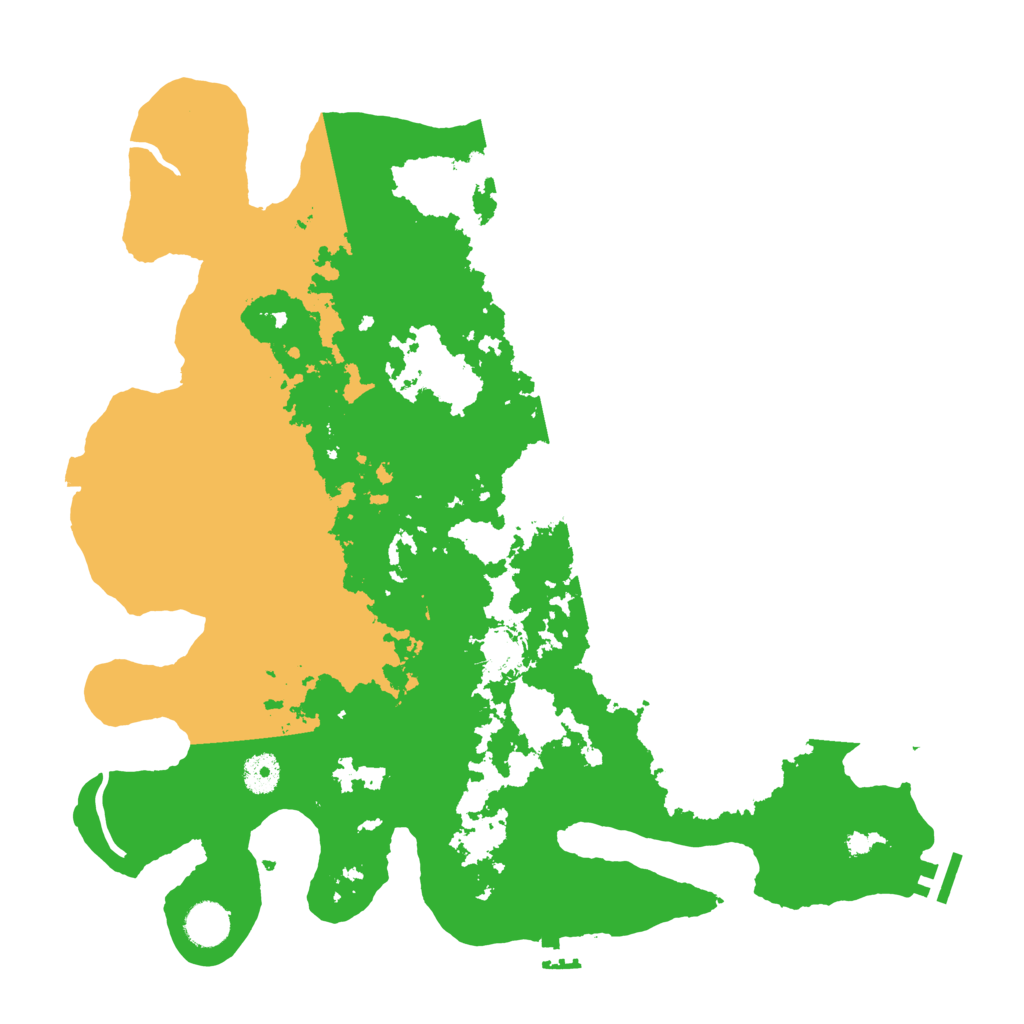 Biome Rust Map: Procedural Map, Size: 4000, Seed: 1242539339