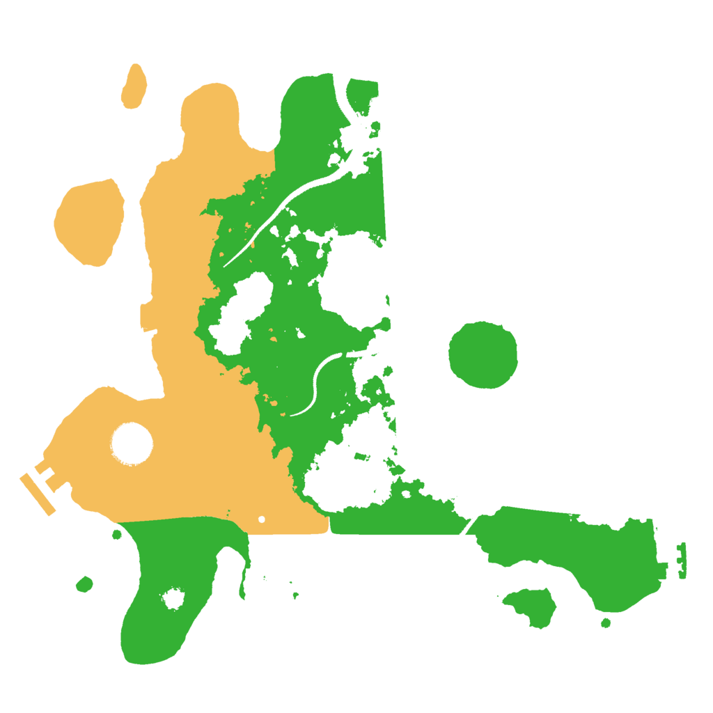 Biome Rust Map: Procedural Map, Size: 3000, Seed: 131455707