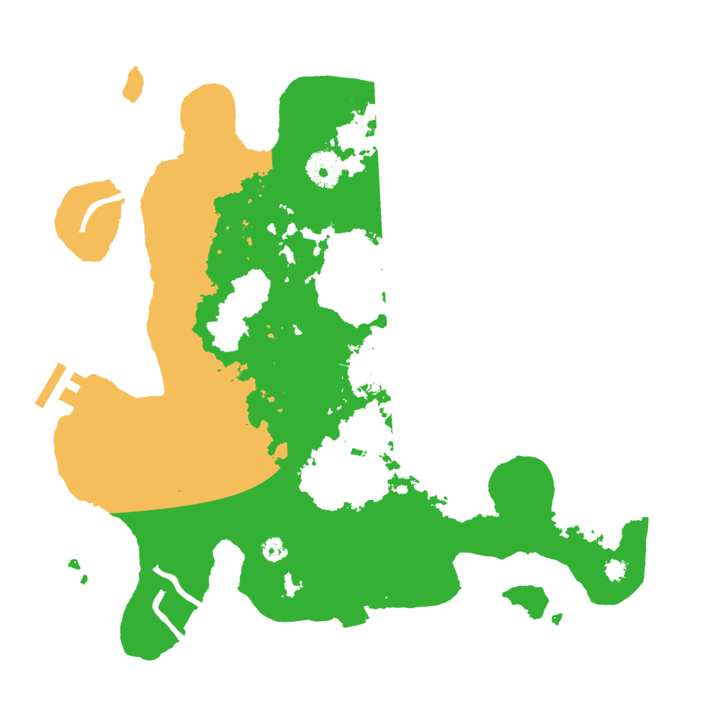 Biome Rust Map: Procedural Map, Size: 3000, Seed: 131455707