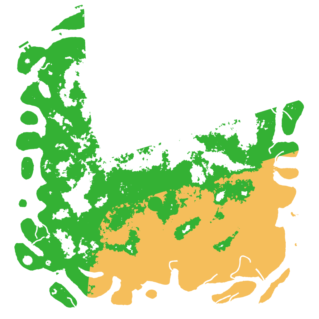 Biome Rust Map: Procedural Map, Size: 6000, Seed: 2460020