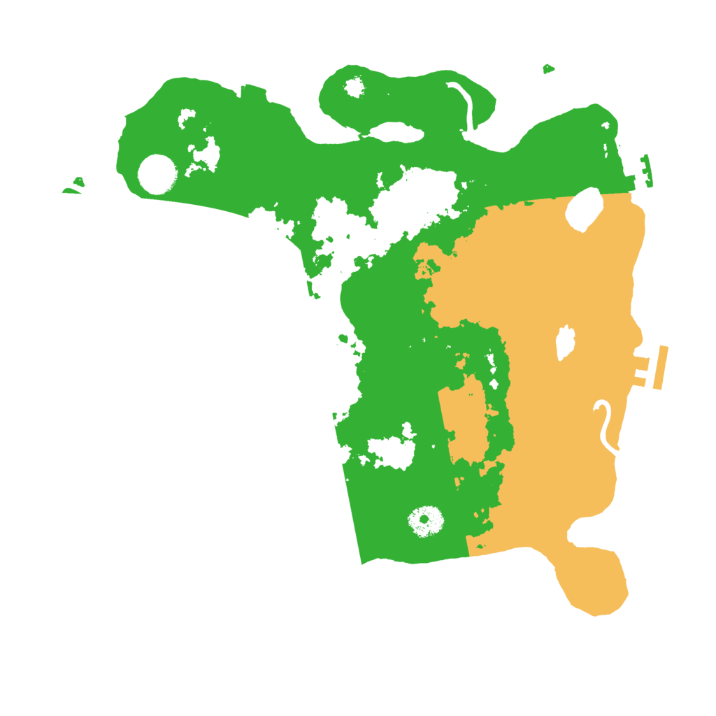 Biome Rust Map: Procedural Map, Size: 3300, Seed: 888520260