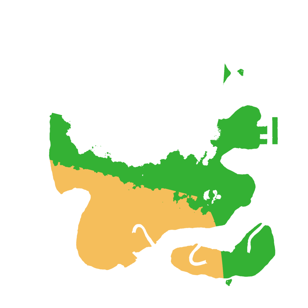 Biome Rust Map: Procedural Map, Size: 2300, Seed: 1050949999