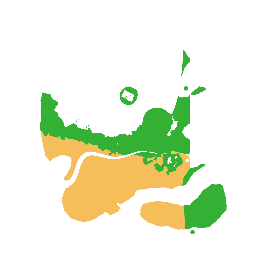 Biome Rust Map: Procedural Map, Size: 2300, Seed: 1050949999