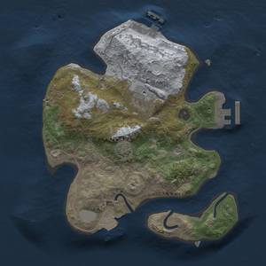 Thumbnail Rust Map: Procedural Map, Size: 2300, Seed: 1050949999, 8 Monuments