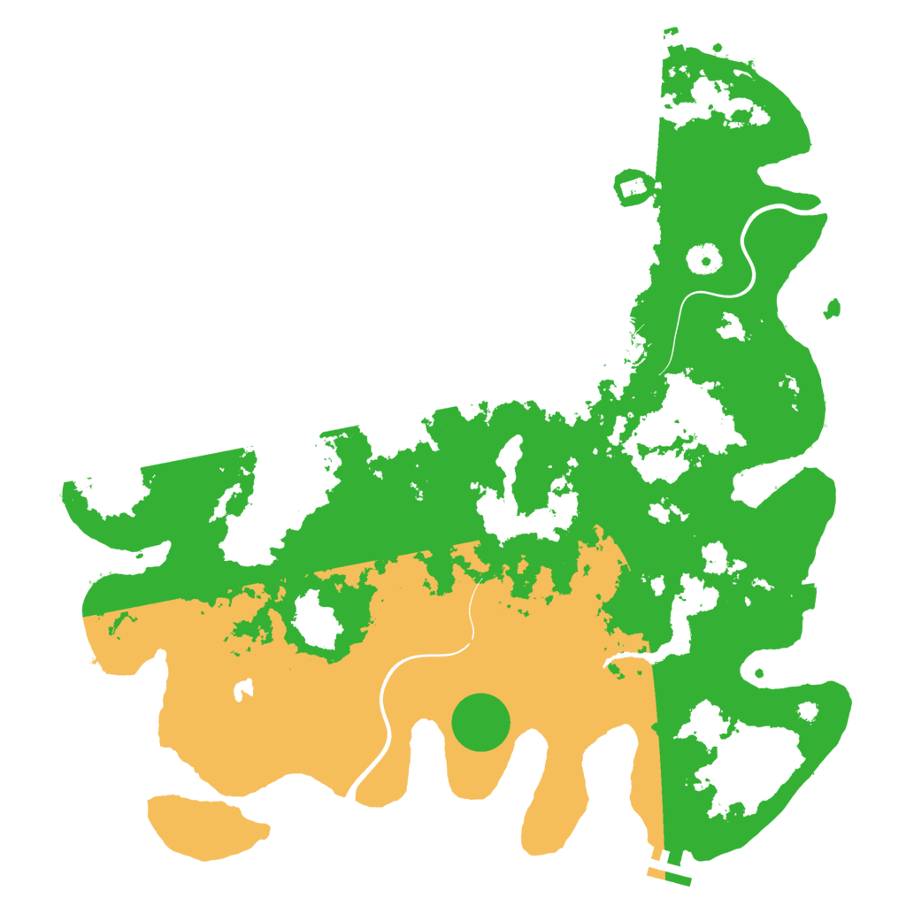 Biome Rust Map: Procedural Map, Size: 4096, Seed: 5000660