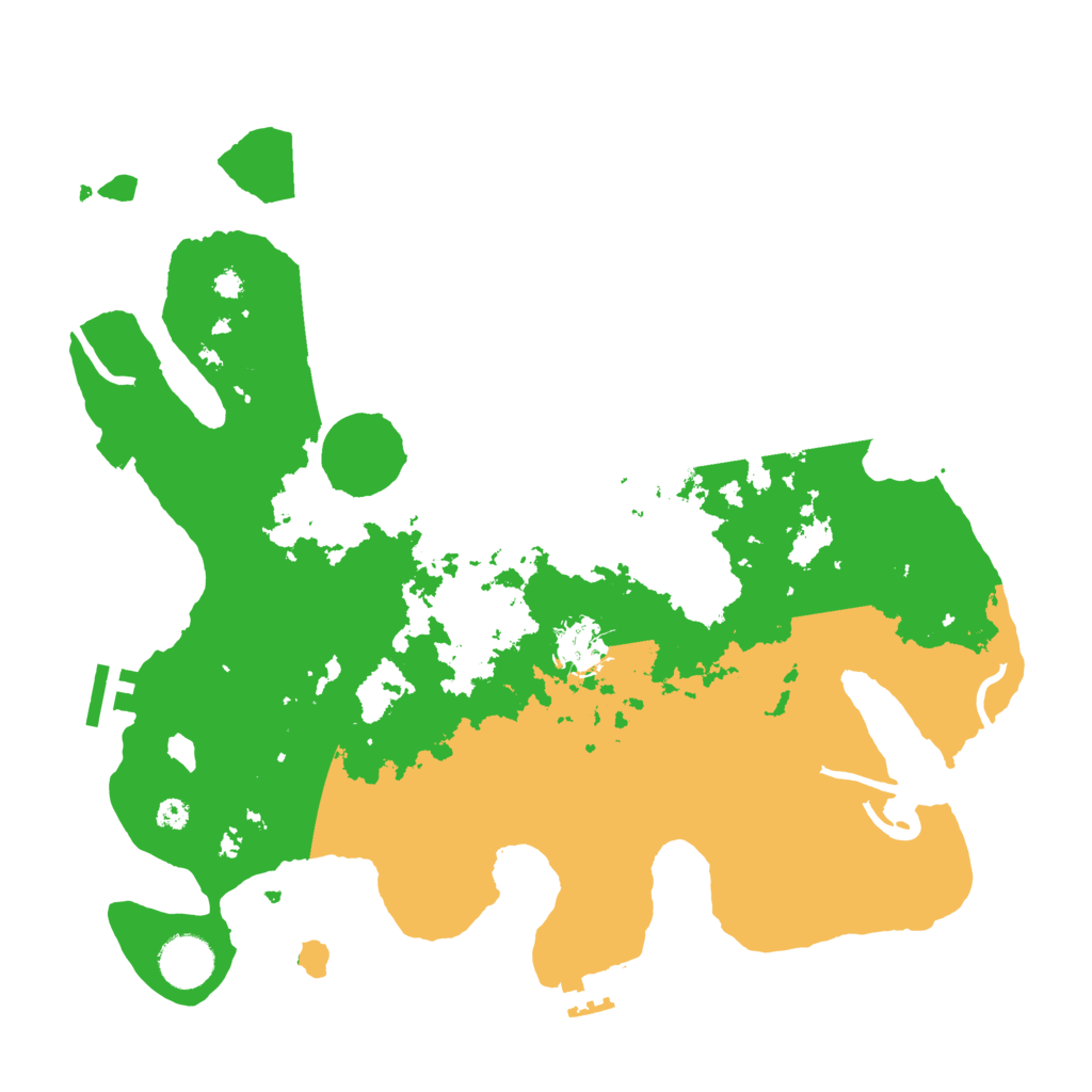 Biome Rust Map: Procedural Map, Size: 3540, Seed: 59201