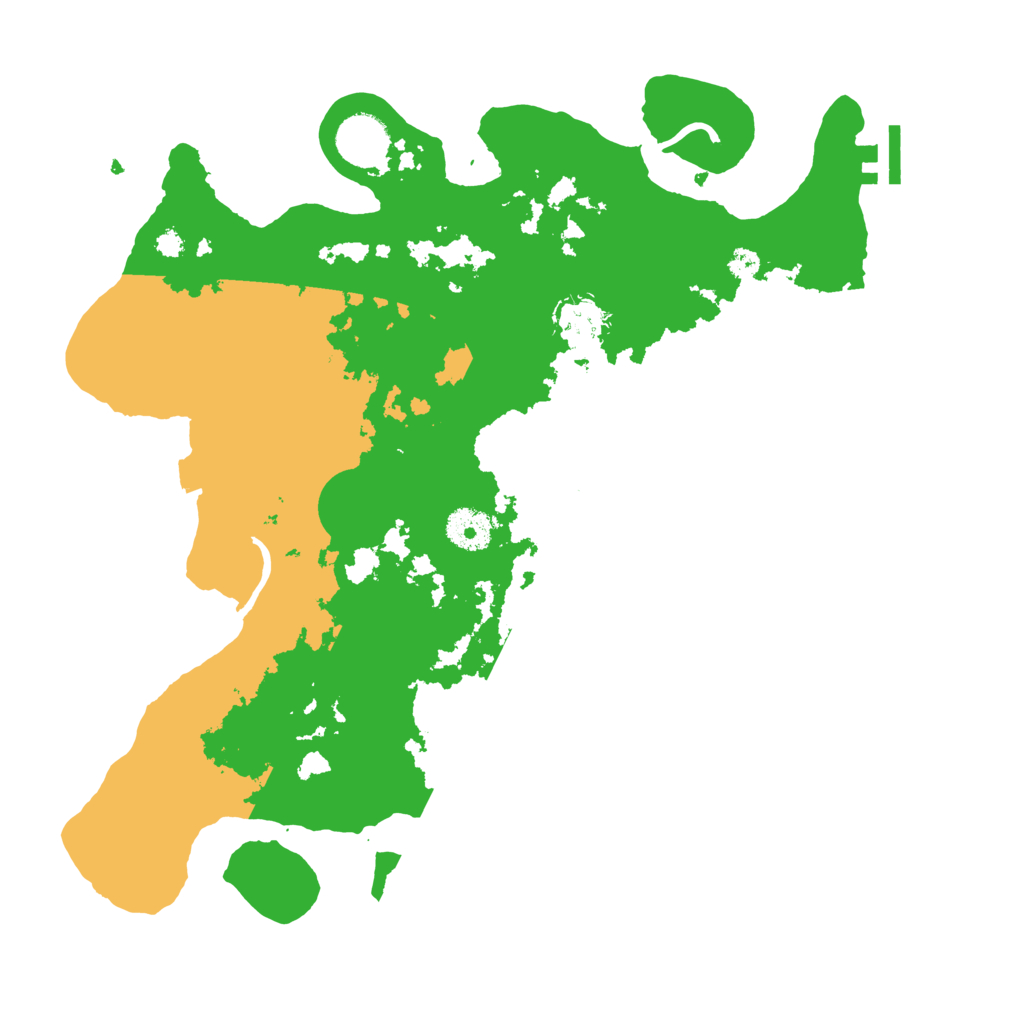 Biome Rust Map: Procedural Map, Size: 3500, Seed: 342563568